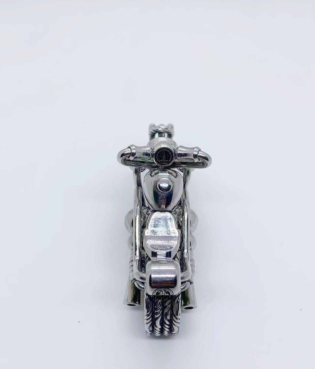 Handmade stainless steel wire for motorcycle keychain