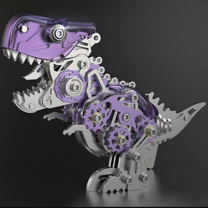 Mechanical dinosaur Series Toy-Tyrannosaurus Rex metal assembly model 3D three-dimensional puzzle creative handmade DIY birthday gift